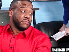 Nathan Daniels drops pants to be fisted by Micah Martinez