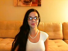 OBEDIENT GAL FINGERS CUM-HOLE WIDE OPEN