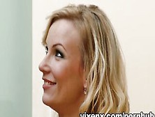 Vixenx - Foxy Golden-Haired Hires Boy Stripper And Screws Him - Movie Scene 1