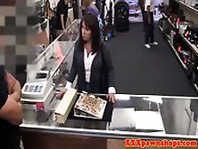 Bigass Pawnshop Milf Selling More Than Cards