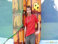 Big Tits In Sports: Naked Volleyball!.  Ava Koxxx,  Danny D