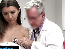 Naughty Doctor Measures Girl's Vaginal Temperature With His Hard Cock