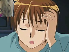 School boy is seduced by a busty demoness who teaches him hot to fuck