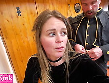 Sleazy Pervert Priest Convinced Innocent Visitor To Fuck Him