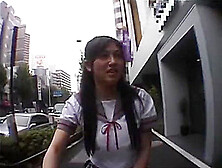 Shy Japanese Schoolgirl Gets Fucked.  Upskirts