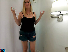 You were caught masturbating at school and now your stepmom has to deal with your hard penis (POINT OF VIEW)