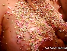 Curvy Blonde Taking Penis After Some Nasty Play Under The Sho