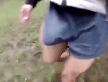 Outdoor Masturbation: Runner Guy Cums In The Park