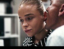 Lascivious Golden-haired Gets Her Fantasy Interview Boss Freezes Time And Bangs Candidate - Cum In Twat TRAILER