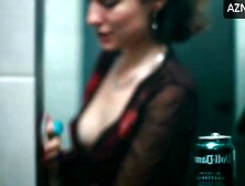 Berta Prieto Thong,  Underwear Scene in Autodefensa