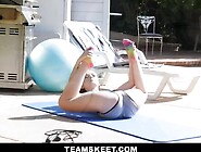 Petite Teen Neighbor Gets A Rough Fuck In Tight Pussy