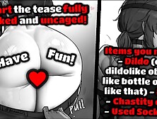 Locktober with Stinky Waifu Anime Joi (Femdom Chastity Sweat Play)