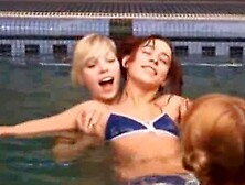 Three vatican teenies in the pool