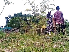 Beautiful collage Girl sex in outdoor with home