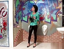 Hot Playgirl Rides A Big Fake Dick And Gets A Slime Shower