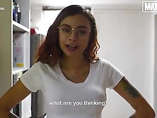 Long Boobs Nerdy Hispanic Michel Chica Gets Her Bombshell Cunt Banged