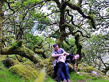 Merciless Outdoor Spanking Punishment For Naughty Teen