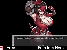 Femdom Hero (Free Steam Game) Visual Novel,  blacklips,  curvy,  Femdom,  Gothic,  hawt,  sexywitch,  thicc,  witch,  witchfemdom