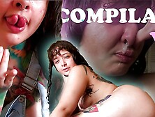 COMPILATION: farting, hairy armpits, hairy pussy, sneezing and pee