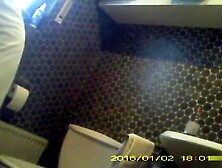 Older fatty taped in the bath during the time that showering