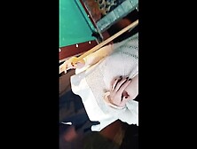 Public Exhibitionism At a Bar I Can't Help But Show My Boobies and Behind for As I Strip for Strangers