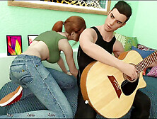 3D visual novel game featuring busty characters and plenty of adult fun