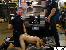 Two Officers Arrest A Guy Then Fuck Him (Part 2) - Gay Porn 5 Min