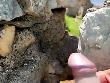 Public Penis Flashing - Angel Assist Me to Cum in Mountains
