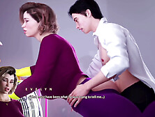 My hot cougar stepmom is stuck in the garage in this 3D animated hentai adventure