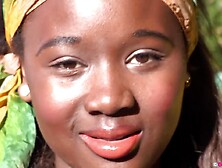 Karolina gets naughty in the sun