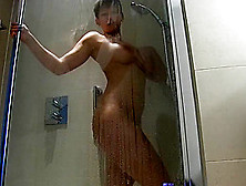 Steamy Shower Glass Toy Fucking Xxx