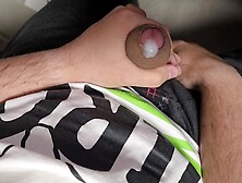 Work on skin masturbates with foreskin dong from noon