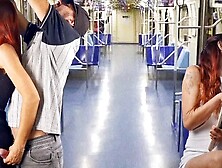 Oral sex on the bus in public!