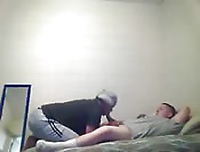 Sock-Clad Jock Enjoying Unforgettable Oral Sex