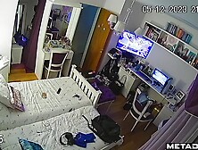 Hidden Cam In The Sister's Room