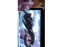 Hot brunette Sandra 1986 cum tribute