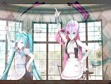 【Mmd】ハイファイレイヴァー Hi-Fi Raver【Tda式改変 ミク、ルカ】[Back Cg R-18♡スライドショー]