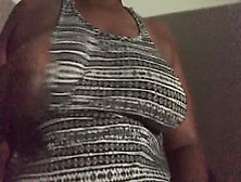 Ebony Bbw Tit Tease