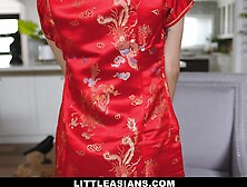 Red Dress Asian Seductress