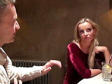 babe blonde Austrian Victoria Virgin having anal party with French