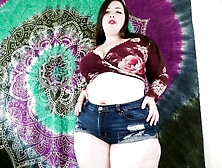 Sexy BBW Stripteases for You POV