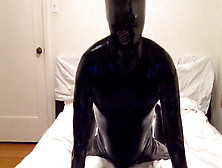 Loud Jism In Latex After Lengthy,  Lazy Jerk-Off