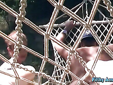 Assfucked on the Hammock