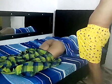 Step Sister Pretends to Be My Wife,  Ends Up Taking My Big Cock Deep in Her Tight Pussy - Hardcore Blowjob & Cowgirl Sex