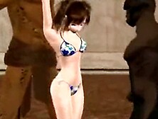 3Dビキニ美**がボコられる(声あり)