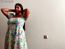 Hawt big beautiful woman Trying On Summer Suit