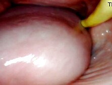 AWESOME INNER POV.  CAMERA INSIDE HER TWAT WHILST I FILL HER WITH CUM