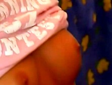 "Bubbly blonde bombshell uses her favorite sex toy to orgasm in HD"