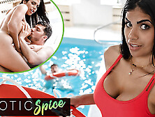 Deviante - Lifeguard Sheila Ortega Saves A Gigantic Meat So Her Wet Twat Can Get Cream-Pie