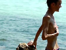 Anorexic Denisa 8T00207 Beach